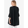 Jessica London Women's Plus Size Hi-Low Linen Tunic - 3 of 4