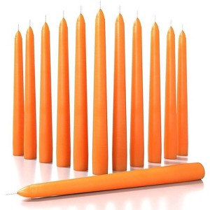 10 inch Taper Candles Set of 12 - Tall Candles Unscented - Tapered Candle Sticks - 1 of 4