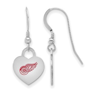 Black Bow Jewelry Sterling Silver  NHL Dangle Earrings - 1 of 4