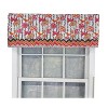 Merangerie Banded Style 3" Rod Pocket Valance 50" x 16" Sherbet by RLF Home - 2 of 4