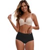 INSPIRE CHIC Leak Proof Briefs for Women's Cotton High Waist Elastic Waistband Full Coverage Tummy Control Period Underwear - 4 of 4
