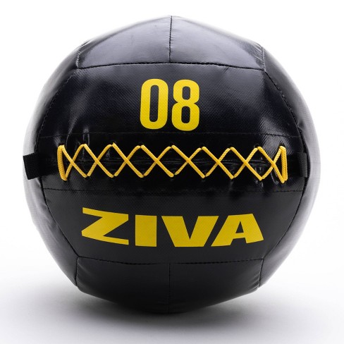 Ziva Commercial Grade Soft Wall Medicine Ball - Black 8lbs : Target