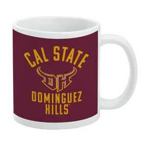 California State University Dominguez Hills Toros Logo Ceramic Coffee Mug, Novelty Gift Mugs for Coffee, Tea and Hot Drinks, 11oz, White - 1 of 4
