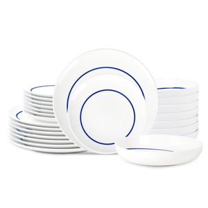 Stone Lain Luna 32-Piece Dinnerware Set Porcelain, Service for 8 - 1 of 4