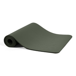 Gulches Yoga mat, 1/2 inch ultra-thick high-density practice mat with straps, suitable for all kinds of yoga practice, a variety of colors - 1 of 4