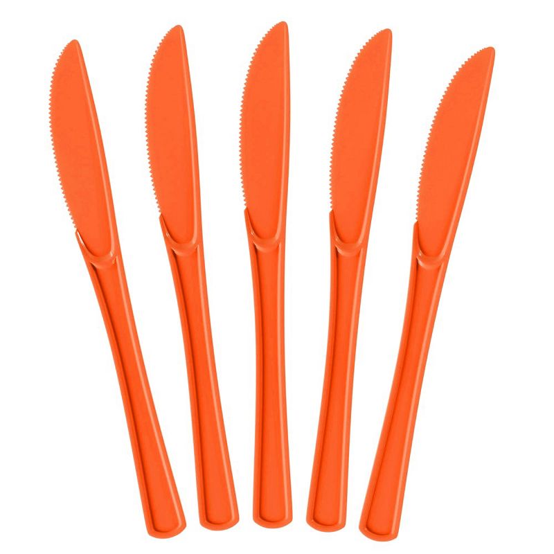 Exquisite Heavy Duty Solid Color Disposable Plastic Knives - 50 Ct., 1 of 7