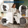 Power Recliner Chair, Adjustable Electric Recliner Ergonomic Overstuffed Single Sofa - 4 of 4