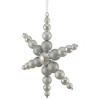 Northlight Shatterproof 3-Finish Snowflake Commercial Christmas Ornament - 18" - Silver - 2 of 4