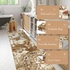 COZONY Washable Abstract Rug, Modern Marble Print Low Pile Carpet for Living Room and Office - 3 of 4