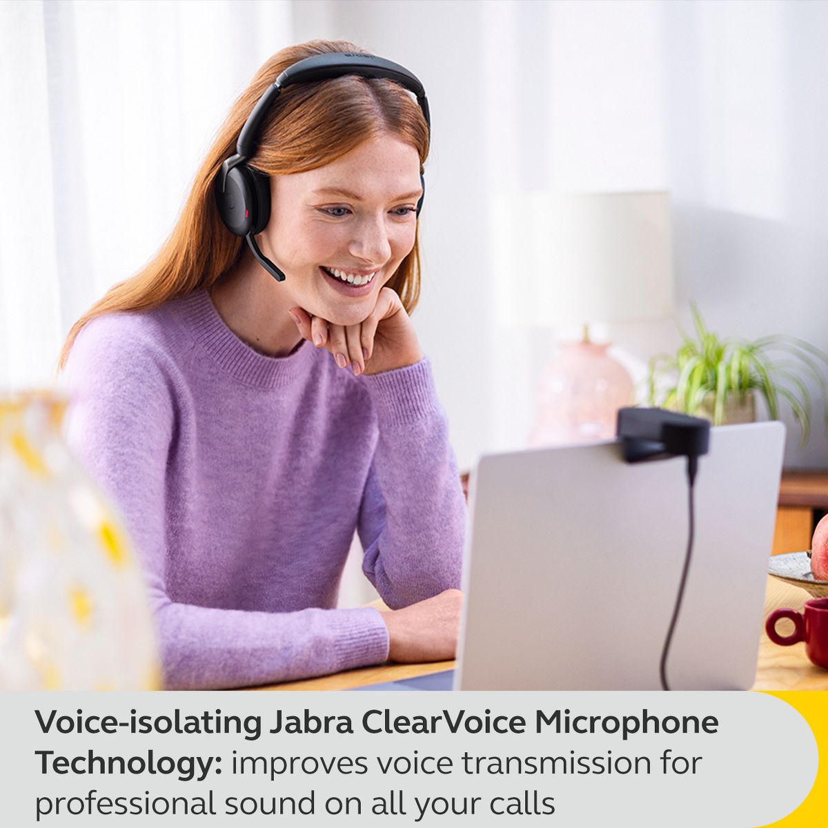 Jabra Evolve2 65 Flex - USB-A UC Stereo (Wireless Charging) Wireless Headset / Music Headphones - thumbnail 5