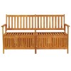 Bench Natural wood Solid acacia wood 58.3 in Bench Rectangular - 2 of 4