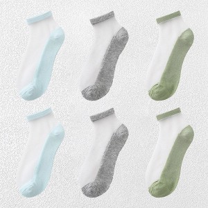 Alilang Chic Women's Summer Thin Ankle Socks Soft for Casual 6Pk - 1 of 2