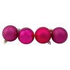 Northlight 24ct Shatterproof 4-Finish Christmas Ball Ornament Set 2.5" - Pink - 2 of 3