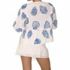 Women's Seashell Pattern Blouse With Bows - Bailey Rose - 2 of 3