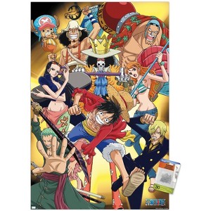 Trends International One Piece: Fishman Island - Crew Gold Unframed Wall Poster Prints - 1 of 4
