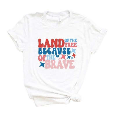 Simply Sage Market Women's Land Of The Free Bubble Short Sleeve Graphic Tee