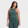 Women's Everyday Soft High Neck Cropped Tank Top - All In Motion™ - 4 of 4