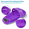 Swtroom Silicone Foot Scrubber Massage and Cleaning Non-Slip for Shower (1PCS Purple) - 2 of 4