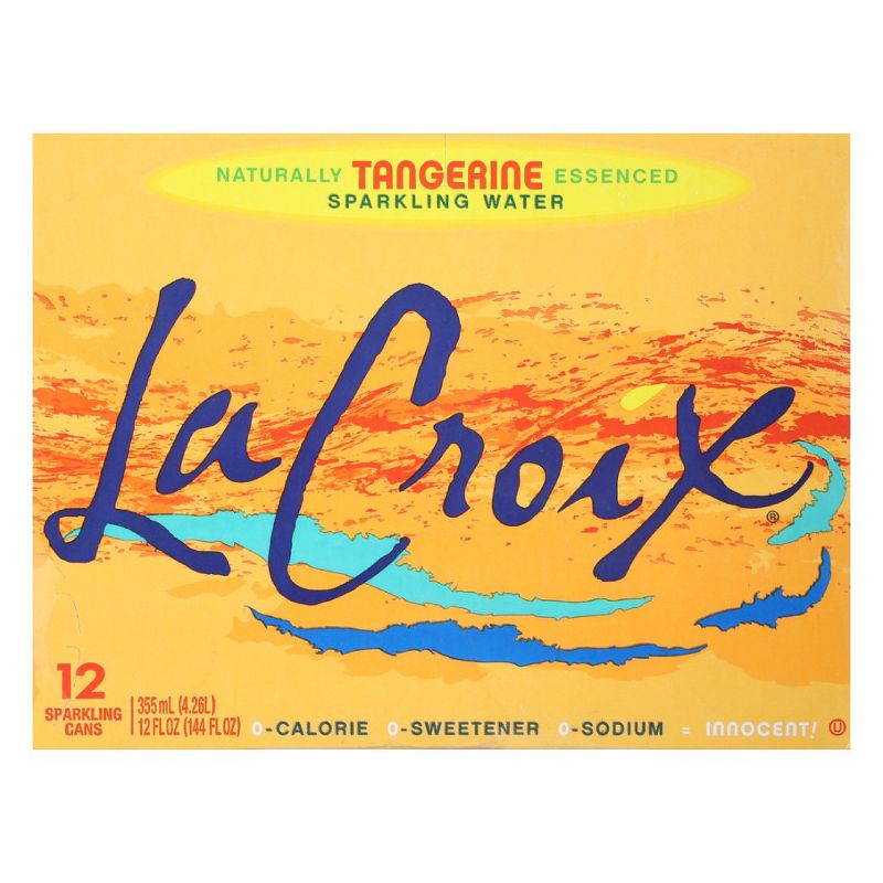 La Croix Tangerine Sparkling Water - Case of 2/12 pack, 12 oz, 3 of 8