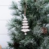 Melrose Carved Pine Tree Ornament (Set of 12) - 3 of 4