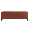 TUYOHW 50" Ottoman Bench in Textured Boucle, Rectangular Design with Hinged Lid for Seating Hidden Storage for Living Room - 2 of 4