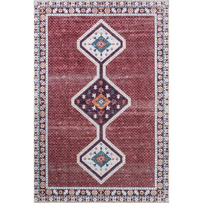 Nuloom Baitadi Geometric Machine Washable Area Rug