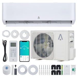 12,000 BTU Mini Split Air Conditioner, 23 SEER2 Wi-Fi Mini Split Ac/heating System - 1 of 4