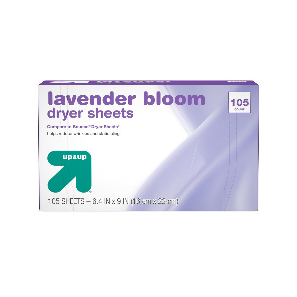 Fabric Softener Dryer Sheets Lavender - 105ct - up & up