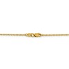 Black Bow Jewelry 1.5mm 14k Yellow Gold Diamond Cut Solid Rolo Chain Necklace - 4 of 4