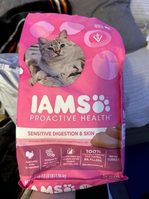 Iams Proactive Health Sensitive Skin And Digestion Turkey Flavor Dry ...