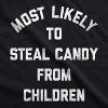 Most Likely To Steal Candy From Children Unisex Hoodie Funny Sarcastic Halloween Hooded Sweatshirt - Crazy Dog Hoodie - image 2 of 4