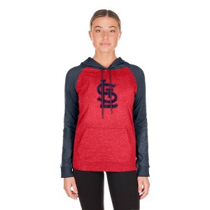 MLB St. Louis Cardinals Women's Lightweight Hooded Sweatshirt - 1 of 4
