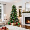 SUGIFT 6ft Pre-Lit Artificial Christmas Tree with 300 LED Lights, 1350 Branch Tips & Remote Control - 2 of 4