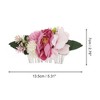 Unique Bargains Women's Durable Simulated Flowers Side Comb 1 Pc - 2 of 4