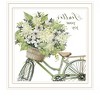 HomeRoots SCATTER YOUR JOY WITH FLOWERS White Framed Print Wall Art - 4 of 4