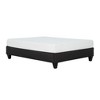 Queen Size Upholstered Platform Bed with Sturdy Frame for Bedroom - 3 of 4