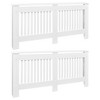 vidaXL Radiator Covers 2 pcs White MDF 67.7" - 2 of 4