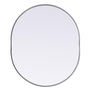Elegant Lighting Metal Frame Oval Mirror 30x36 - 1 of 4