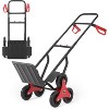 Acekool Stair Climbing Dolly, 2-in-1 Folding Hand Truck with 6 Wheels, Telescoping Handle, 330 lbs Load for Stairs, Moving, Storage - 2 of 4
