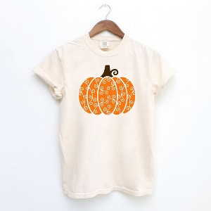 Simply Sage Market Women's Pumpkin Swirl Short Sleeve Graphic Tee - 1 of 2