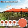 Tangkula 13FT Double-sided Patio Umbrella w/ Crank Handle Umbrella Base Safety Lock - 4 of 4
