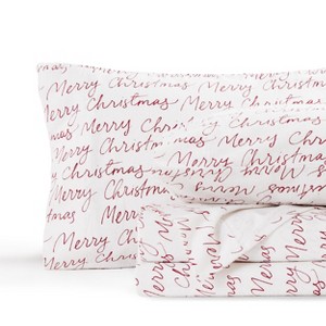 100% Cotton Sheets Bed Set,Ultra Soft & Comfort Brushed Cotton Sheet with Deep Pocket up to 16" - 1 of 4