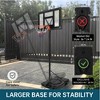 Coucheta Basketball Hoop Outdoor 10FT Height Adjustable, Portable Basketball Goals & Hoops with PC Backboard and Large Water/Sand Base - 4 of 4