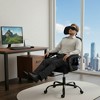 AZL1 Life Concept Computer Office Desk Chair with Ergonomic Support Retractable Footrest Padded Armrest for Home Office, 27.5"*38.5"*51.7" - 2 of 4