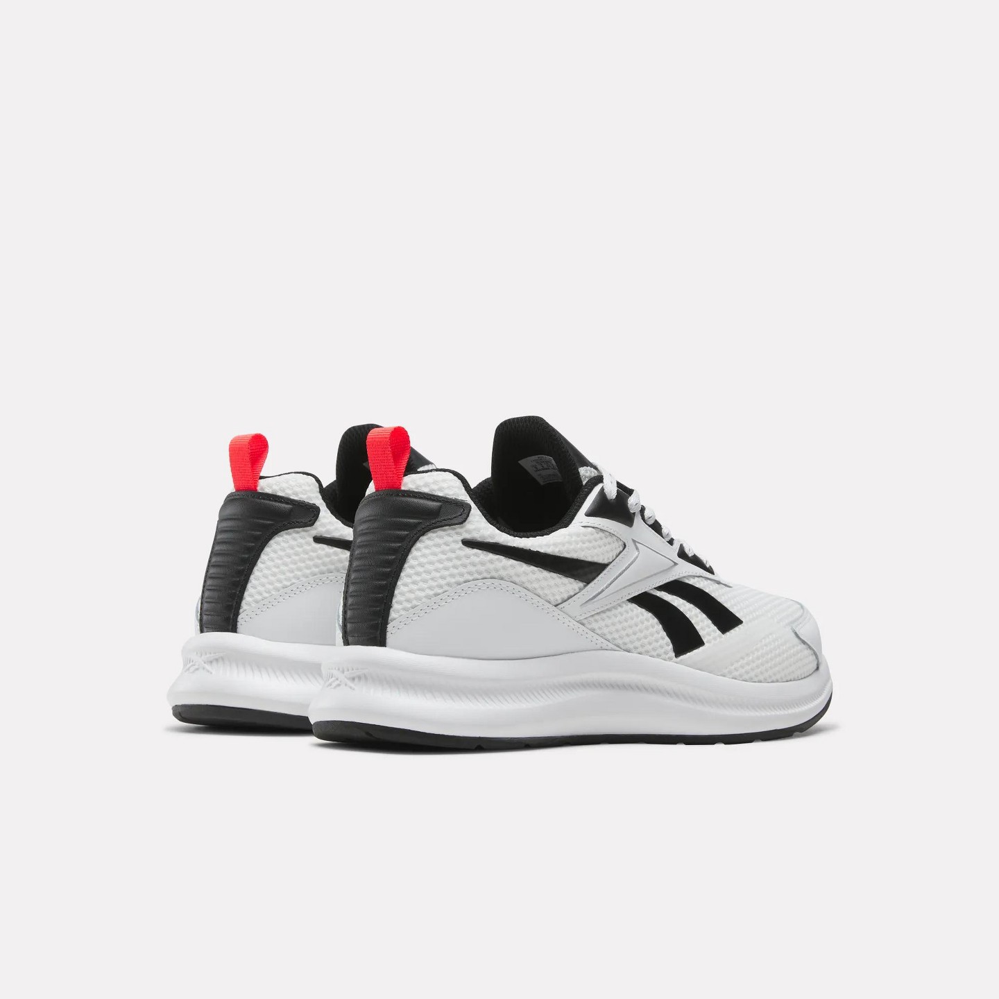 Мужские кроссовки Reebok Mundo Running Shoes Size 10.5 White/Black/Energy Red, цвет: Белый — фото 3