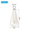 Unique Bargains Metal Bulk Elegant DIY Crafts Jewelry Making Pearl Pendant 50 Pcs - 2 of 4
