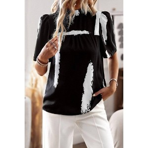 Women's Wo's Tie Back Neck Blouse - Ninexis - 1 of 2