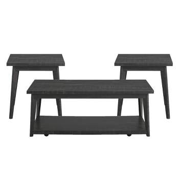 Rory Occasional Table Set Black - Picket House Furnishings