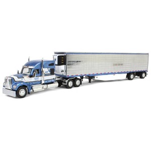 First Gear DCP 1/64 Kenworth W990 Mid Roof Sleeper w Utility Reefer Spread-Axle Trailer, W.D. Potato Limited 60-1850 - 1 of 4