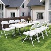 SUGIFT Folding Chairs with Padded Seats Foldable Chair for Outdoor & Indoor use (Set of 4) - 2 of 4